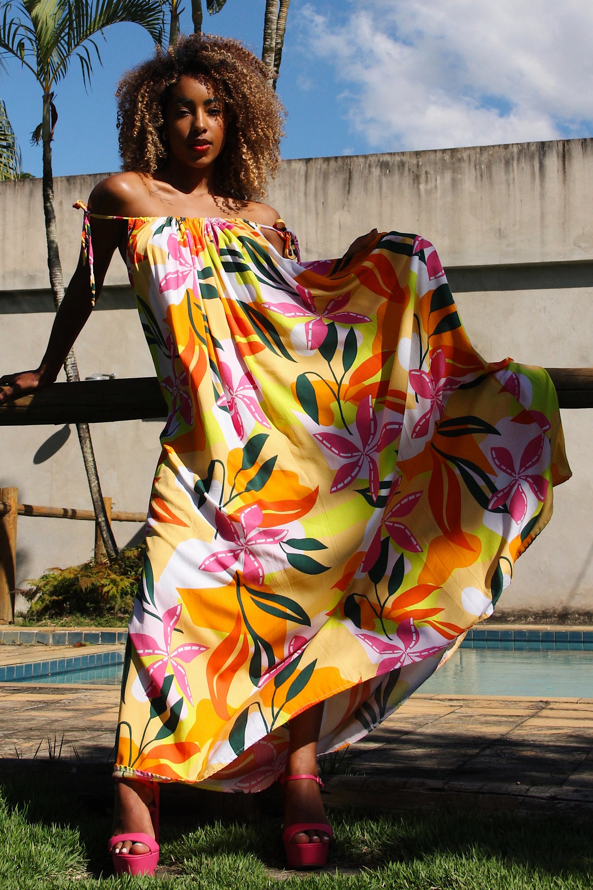 Tropical 2025 sun dress