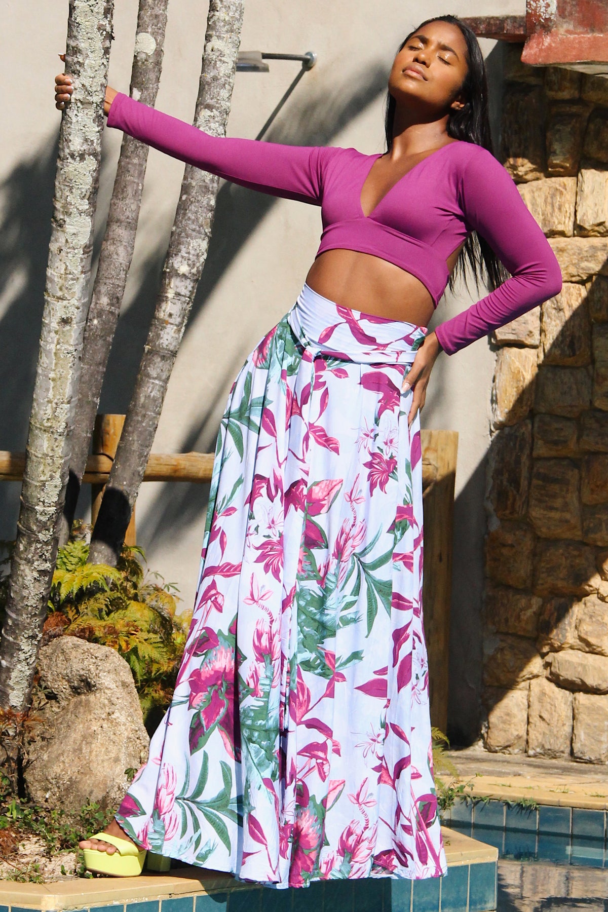 BellFlower Queen Skirt Set | Chandra Maharaj Designs